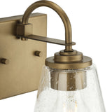 Martenne Collection 1-Light Aged Bronze Modern Farmhouse Vanity Light