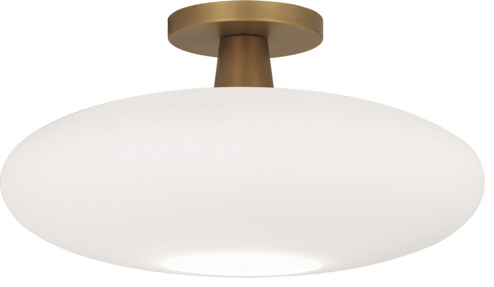 Robert Abbey RA-2039 1-Light Flushmount, Rico Espinet Ovo