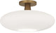 Robert Abbey RA-2039 1-Light Flushmount, Rico Espinet Ovo