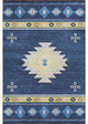 Addison Premium Washable Mayfield AMF179 Blue 3'' x 5'' Rug