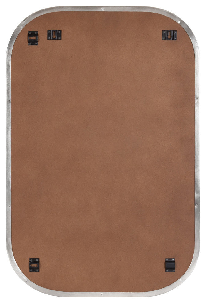 Rollo Decorative Framed Wall Mirror, Silver 20x30