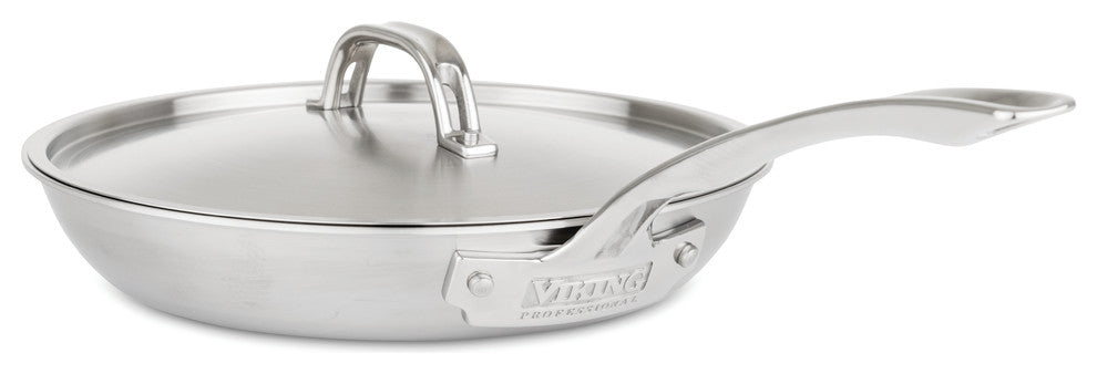 Professional 5-Ply Covered Nonstick 10" Fry Pan, Satin Finish