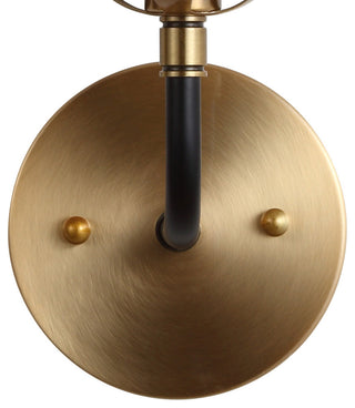 Caleb 1-Light Brass Wall Sconce, Brass Gold/Black, 1 - Light(s)