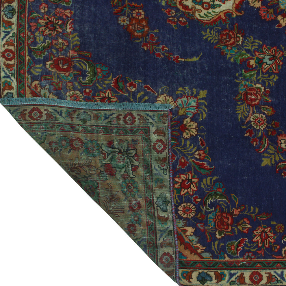Fine Vintage Distressed Kelvin Drk. Purple Rug