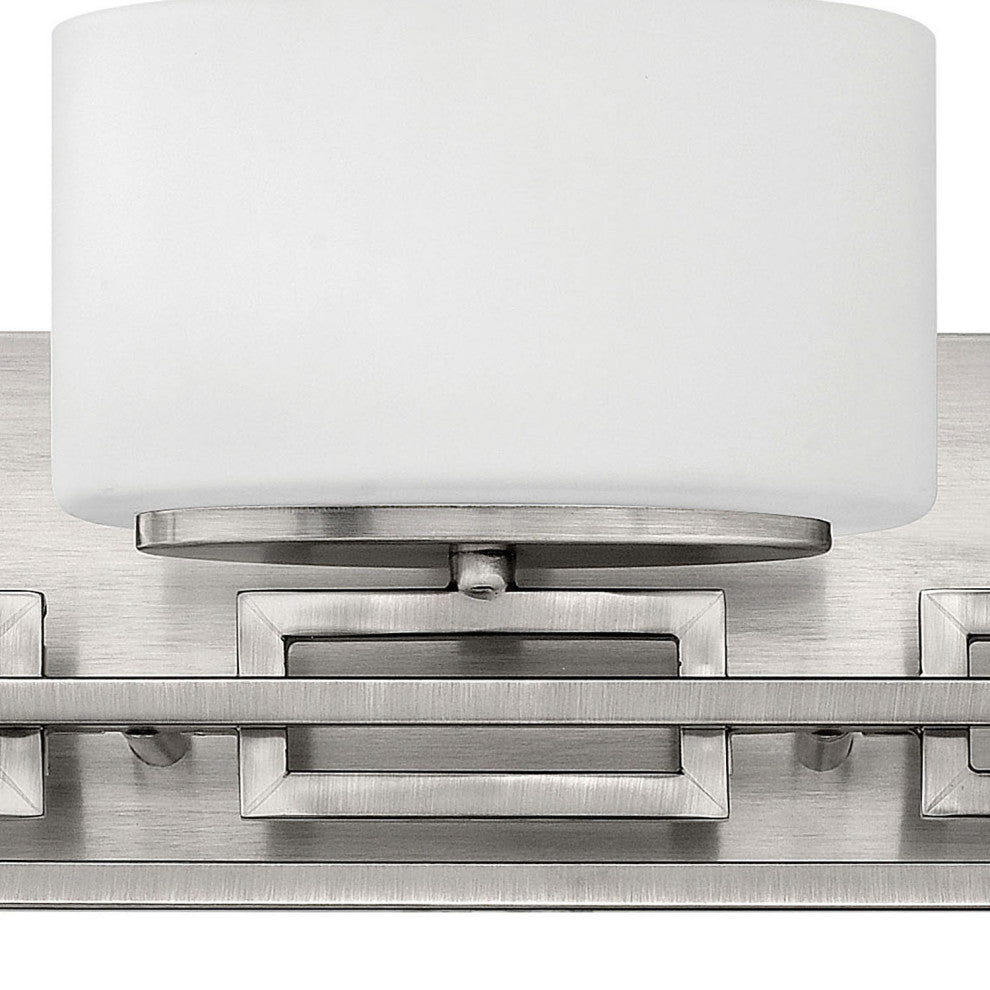 Hinkley Lanza Medium Three Light Vanity, Antique Nickel