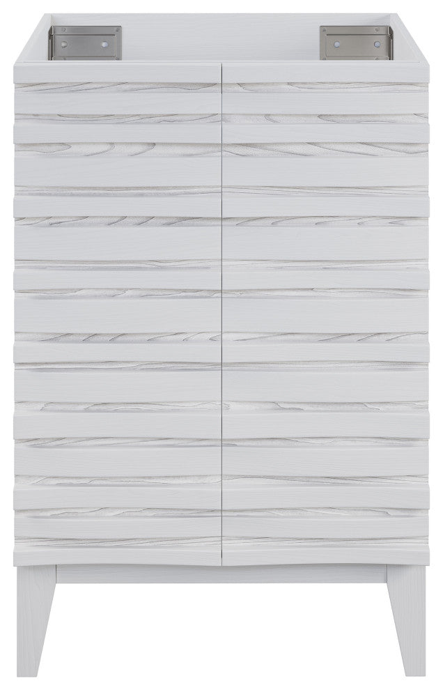 Cascade 24'' Bathroom Vanity, White Cabinet