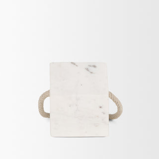 Raena White Marble House Door Stopper