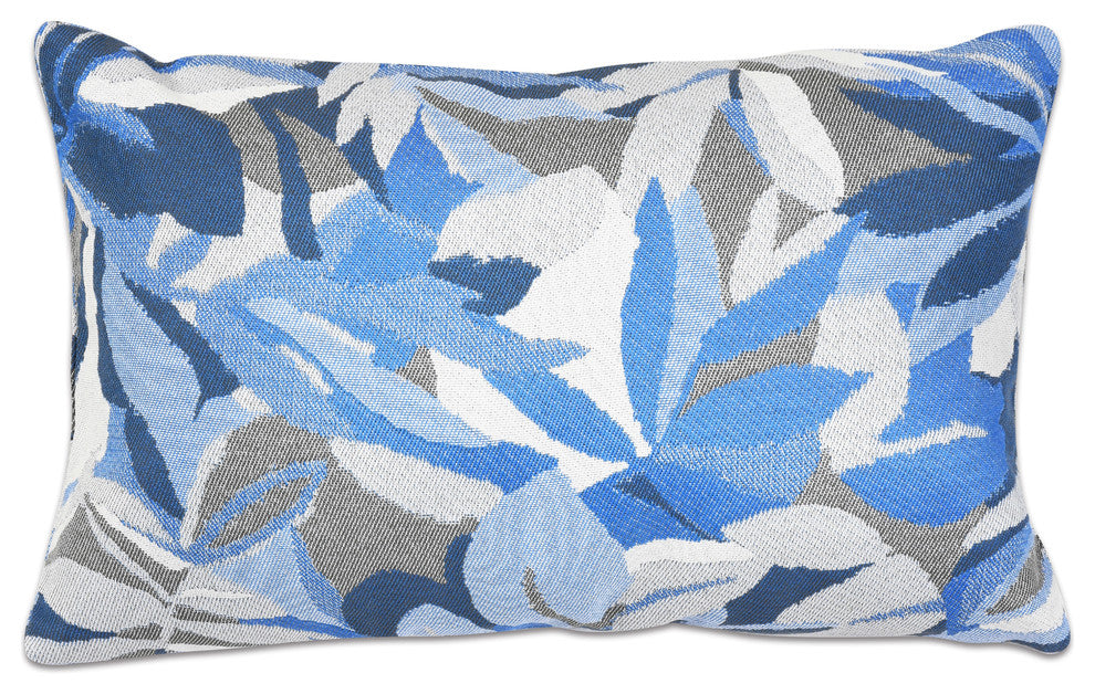12"x18" Pacifica Lumbar Throw Pillow by Astella, Dewey Blue