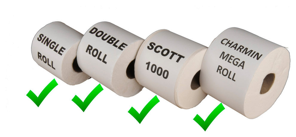 Bayshore Recessed Solid Wood Double Toilet Paper Holder 7 X 14.5, White Enamel