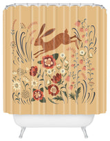 Pimlada Phuapradit Brown Hare Shower Curtain, 72"x69"