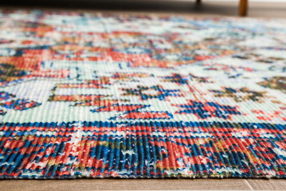 Kosh Distressed Area Rug, 5'x7'