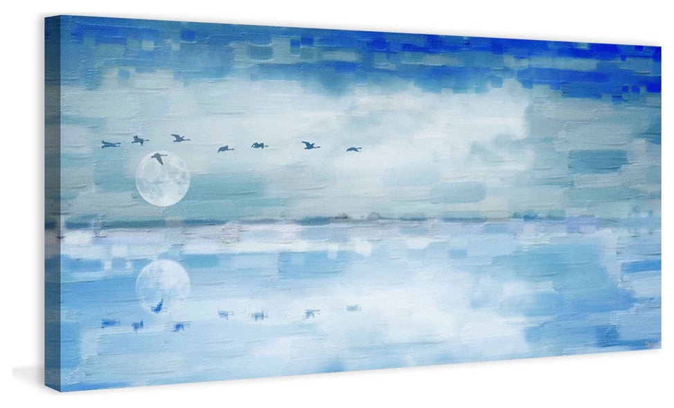 "Huntingdon" Print on Canvas, 24"x12"