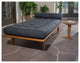 Saloma Daybed With Saloma Daybed Cushion, Sooty