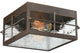 Quoizel WAR1612GZ Two Light Outdoor Flushmount, Gilded Bronze Finish