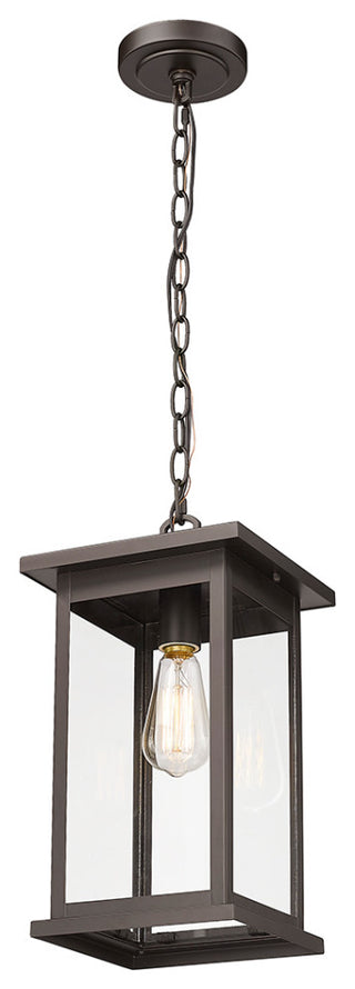 1 Light 8.5" Powder Coat Bronze Outdoor