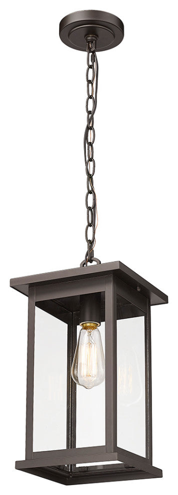 1 Light 8.5" Powder Coat Bronze Outdoor