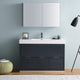 Valencia 48" Dark Slate Gray Free Standing Vanity Set, Cabinet, Faucet FFT9161BN