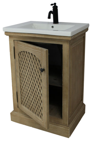 Rustic Style 24, Inch Bathroom Vanity
