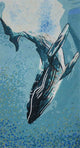 Giant Blue Whale - Mosaic Design