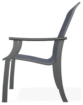 St. Catherine Sling Outdoor Armchair, Augustine Denim/Graphite