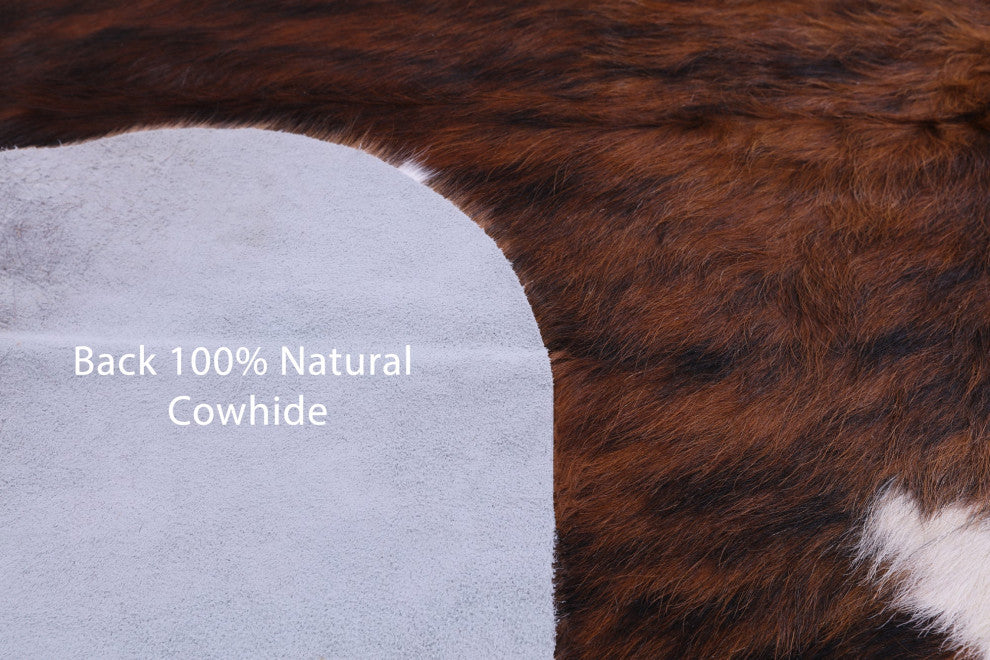 6' 5" X 6' 0" Natural Cowhide Rug C1814