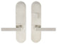 Tokyo Lever, Tubular Passage, Privacy Bolt, Right Hand, Satin Stainless Steel
