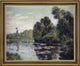 Gustave Loiseau by the River Eure Framed Premium Canvas Print, 20"x25"