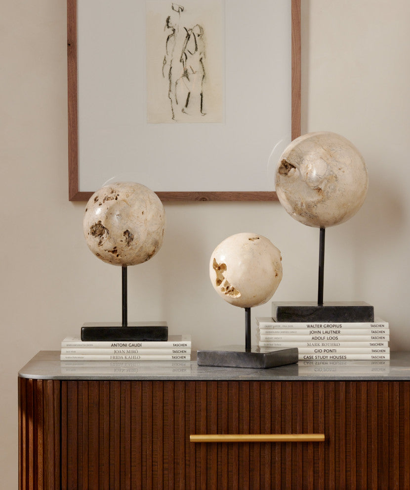 Organic Stone Sculptures, Set of 3