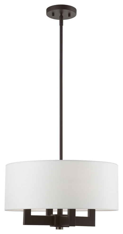 Cresthaven 4 Light Bronze Pendant Chandelier