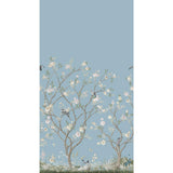 Lingering Garden Sky Blue Wall Mural