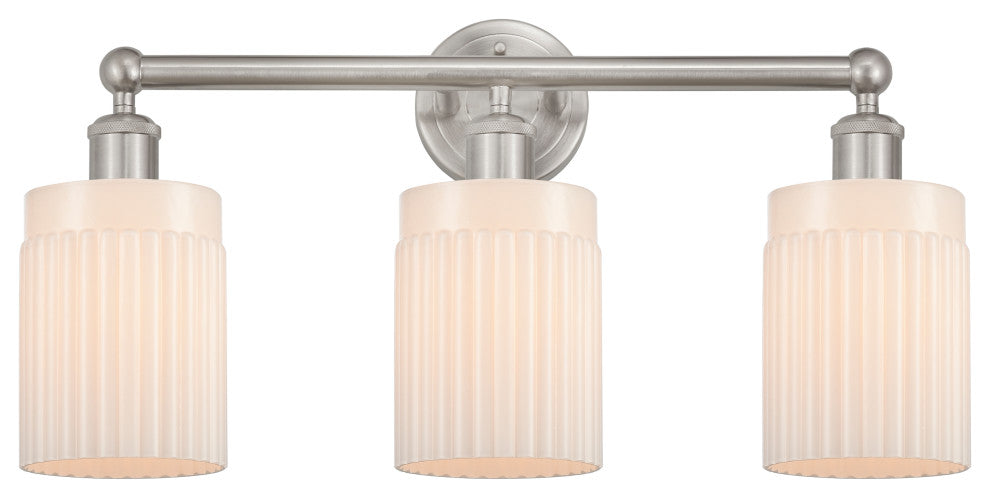 Innovations 616-3W-SN-G341 Hadley 3 Light Bath Vanity Light Brushed Satin Nickel