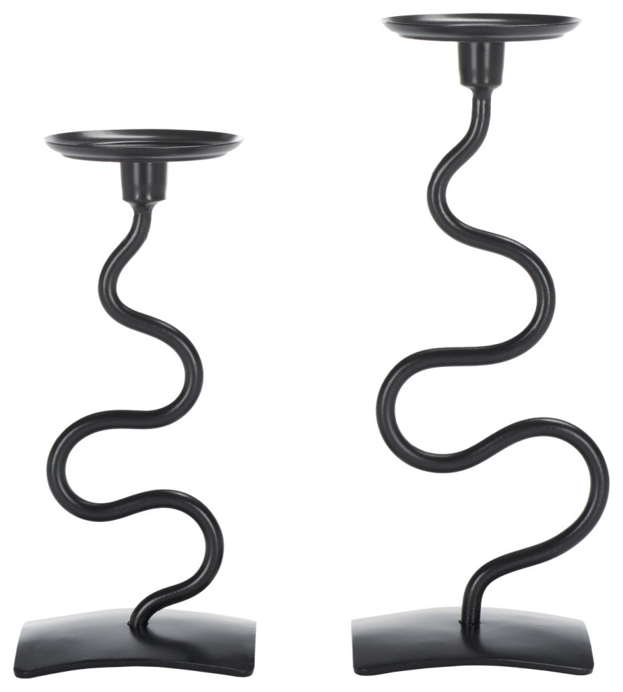 Safavieh Nisi Candlestick, Set of 2, Black