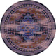 Turkish Nights OKA Cotton Candy Area Rug , 7''7"x7''7"