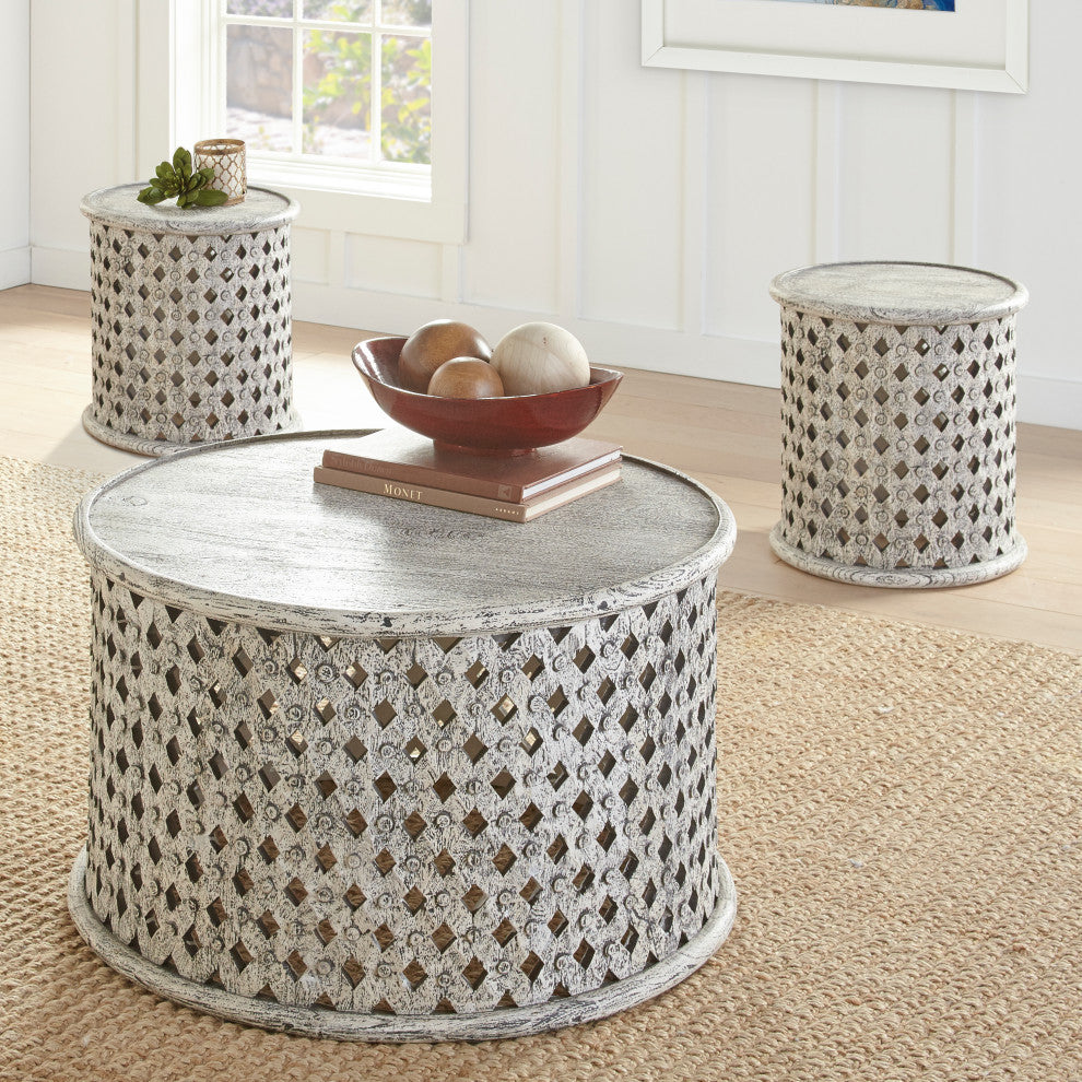 Samir Round Cocktail Table