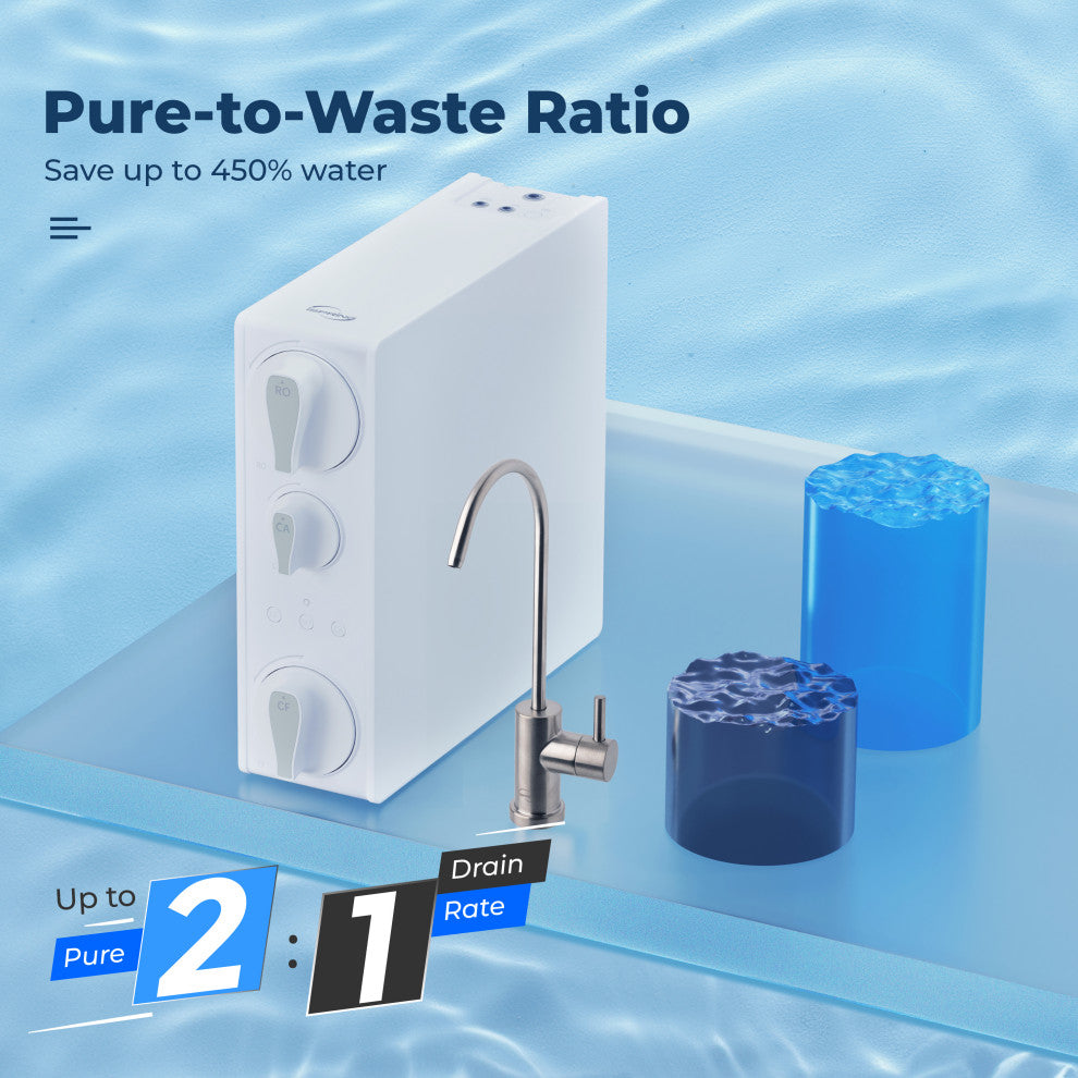 iSpring RO500AK-BN Tankless NSF-Certified Reverse Osmosis Water Filter System