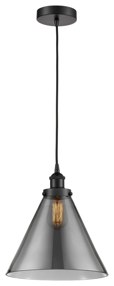 Innovations 616-1PH-BK-G43-L 1-Light Mini Pendant, Matte Black