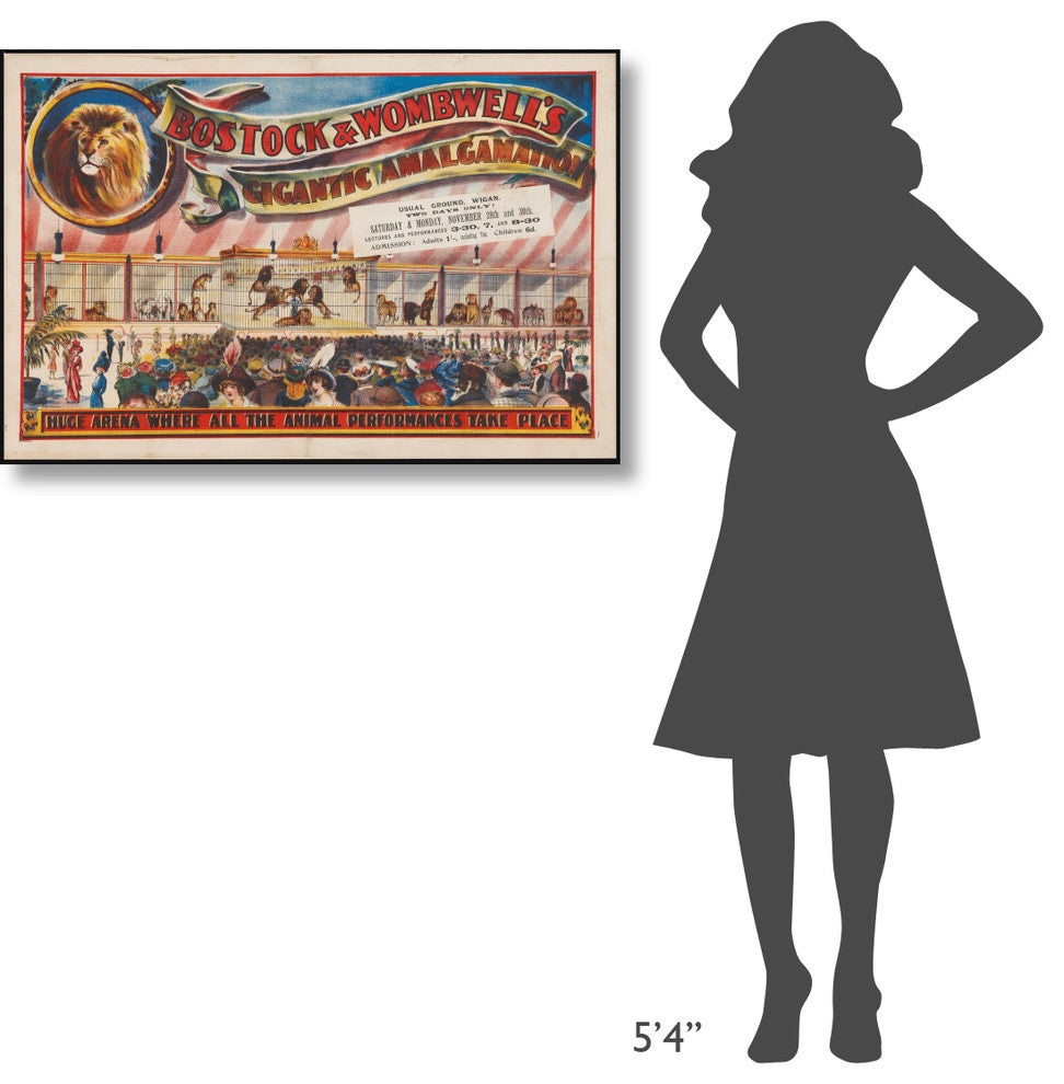 "Circus 1900" Stretched Canvas Giclee by Hollywood Photo Archive, 40x27"