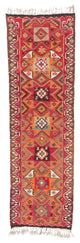Vintage Turkish Kilim Runner 3' 5" x 10' 7", 41 in. x 127 in.