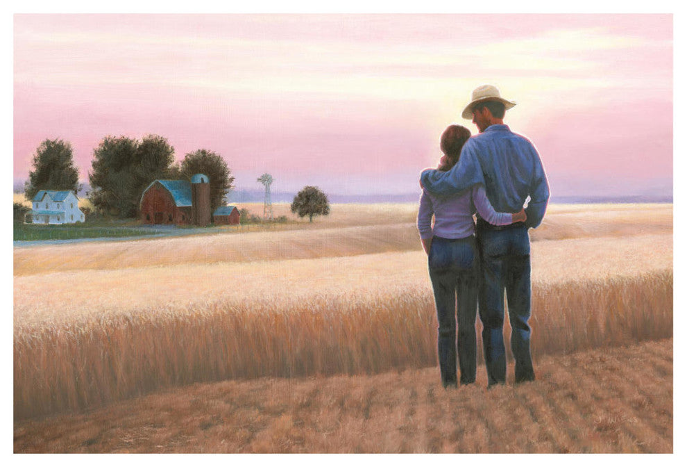 "Family Farm" Digital Paper Print by James Wiens, 62"x42"
