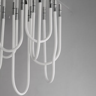 ET2 E24989 Soleil 42"W Flush Mount Linear Ceiling Fixture - Polished Chrome