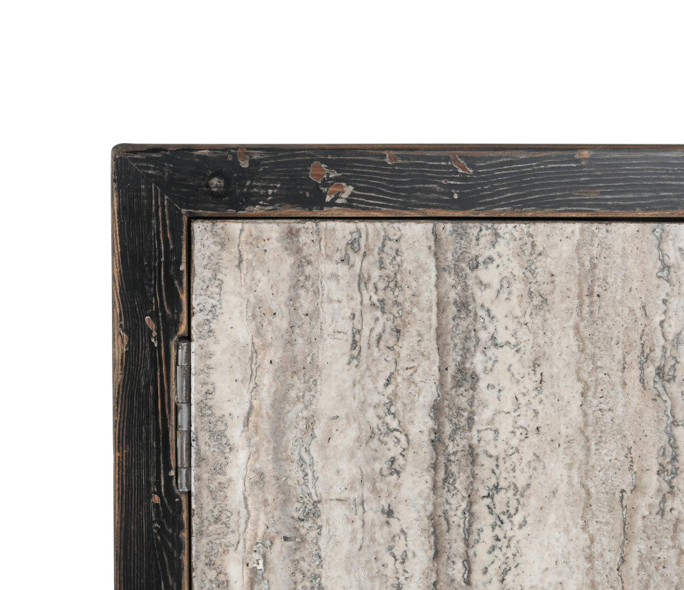 Lisbon Reclaimed Pine Wood Sideboard Buffet Cabinet