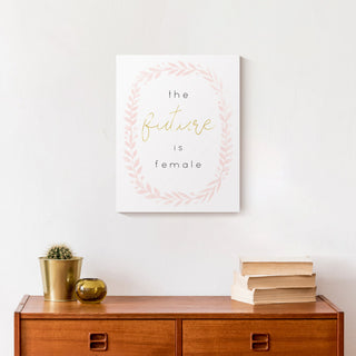 The Future Is Female 11x14 Canvas Wall Art