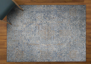 Couristan Couture Bordado Light Grey-Multicolor Area Rug, 2'7" X 12' Runner