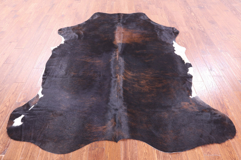 7' 6" X 6' 7" Natural Cowhide Rug C1763