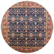 Ahgly Company Indoor Round Mid-Century Modern Area Rugs, 4' Round