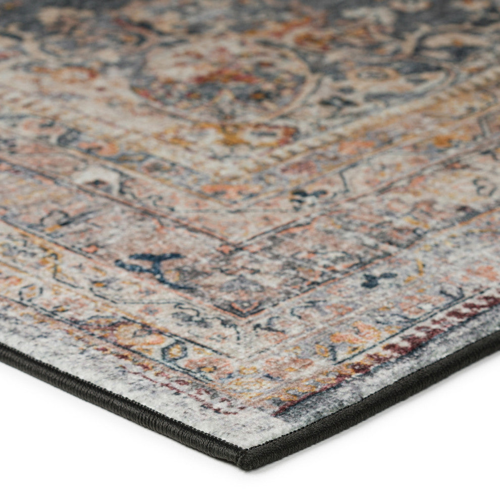 Jericho JC6 Charcoal 4' x 4' Round Rug