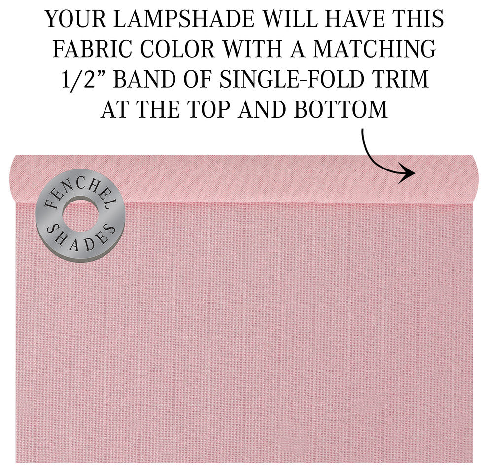 FenchelShades Drum Lampshade 10"x10"x10", Linen Peony