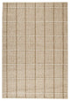 Hand Woven Beige Wool Area Rug