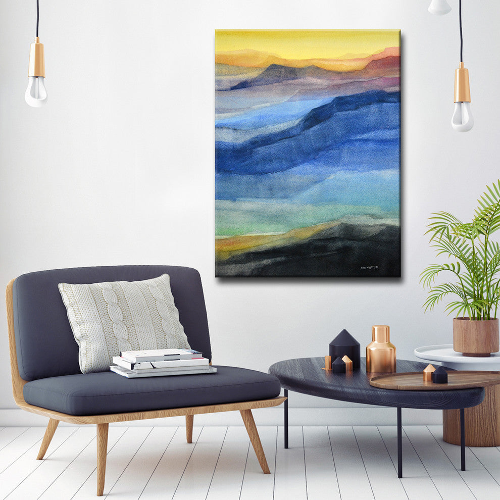 Ready2HangArt 'Rainbow Hills' by Norman Wyatt, 16"x12"