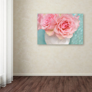 Cora Niele 'Pink Rose Bouquet' Canvas Art